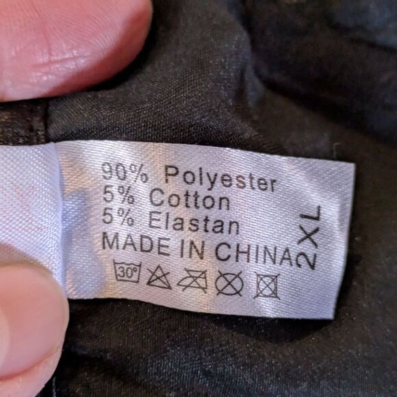 Vaacodor Black Corset With Lace Sleeves, Adjustable, Women's 2XL - Picture 13 of 13